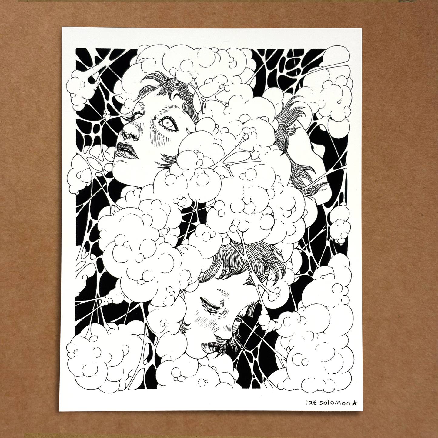 head in the clouds print