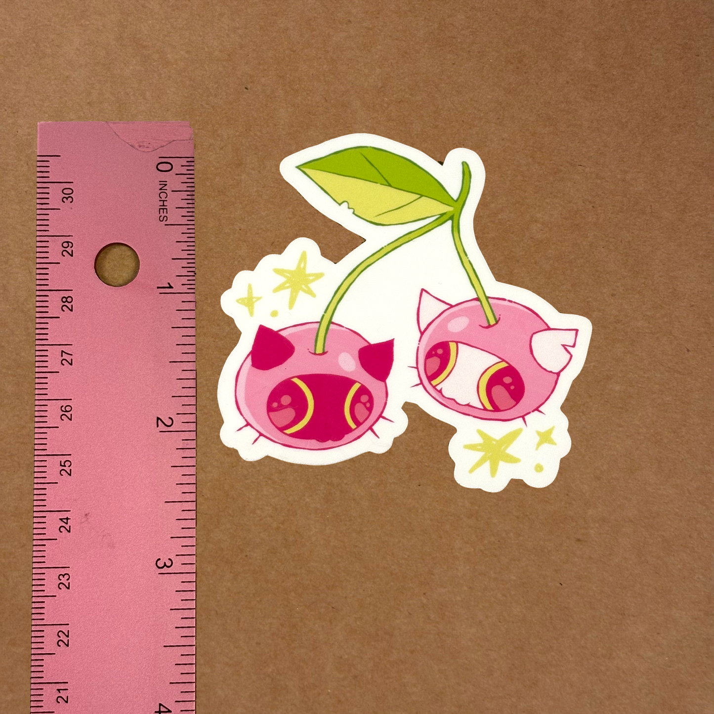 cherry catz sticker