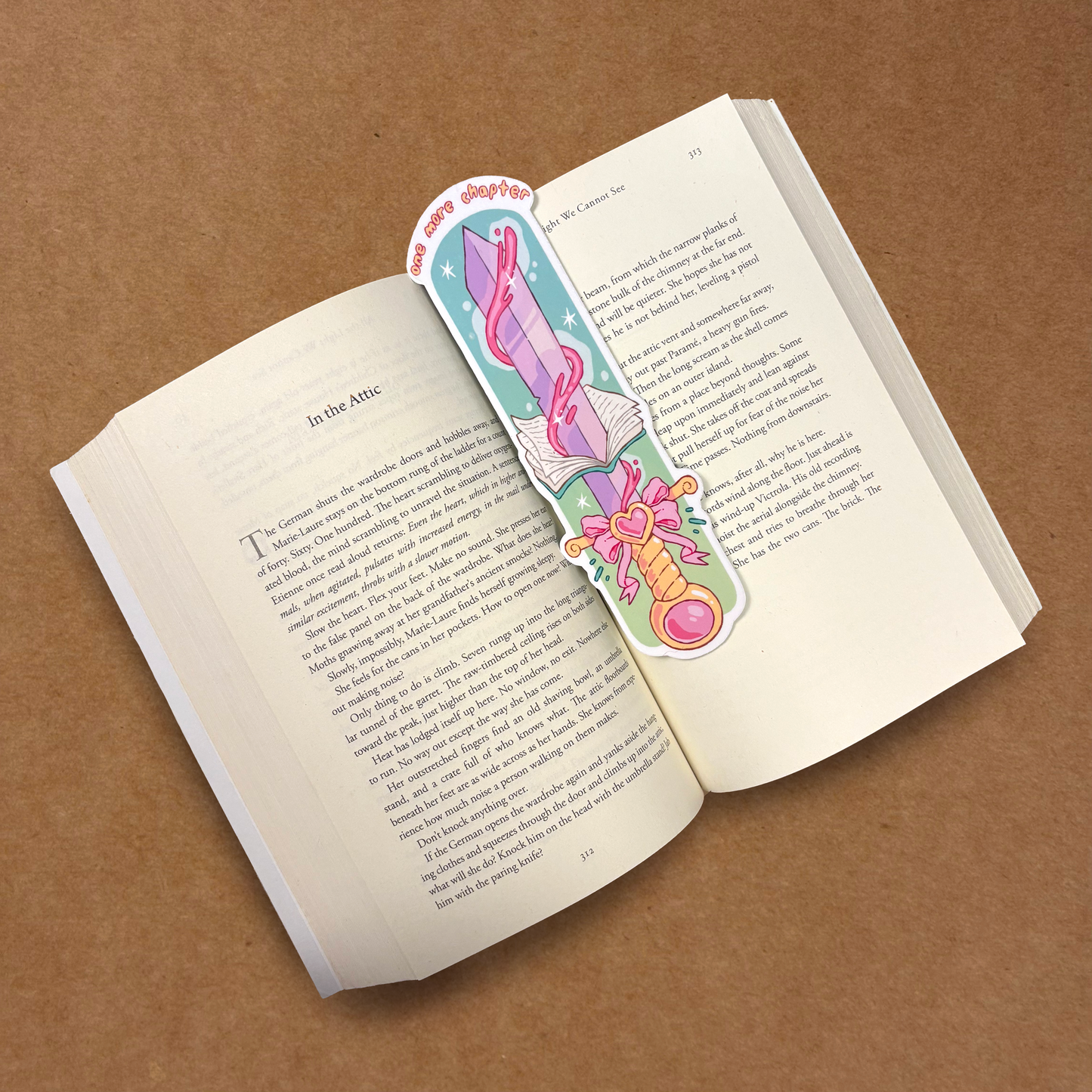 one more chapter bookmark